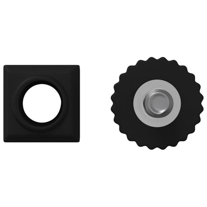 Livellatori per Mobili Regolabile 1895 pcs Nero PP