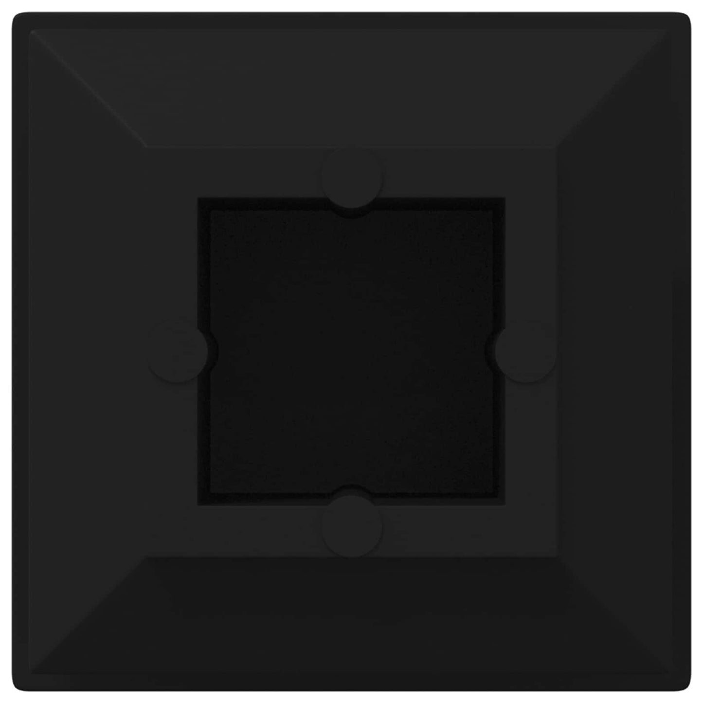 Tappi terminali 12 pcs Nero 15 x 15 x 15 mm PP