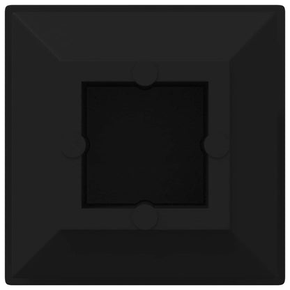 Tappi terminali 12 pcs Nero 15 x 15 x 15 mm PP