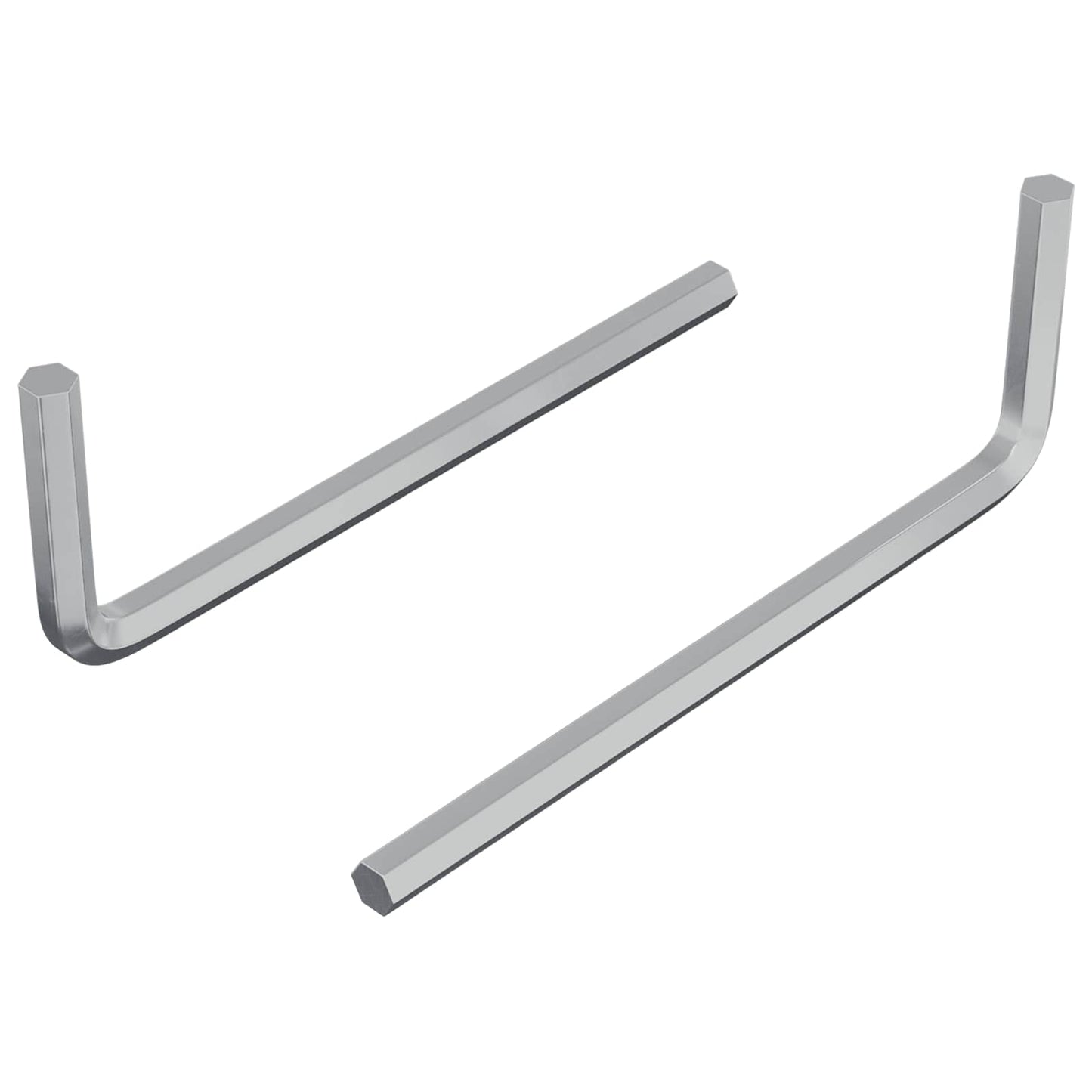 Chiave Esagonale 2 pcs Argento 32 x 86 mm Acciaio
