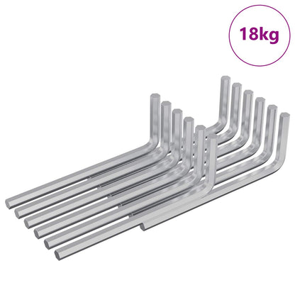 Chiave Esagonale 4675 pcs Argento 32 x 86 mm Acciaio