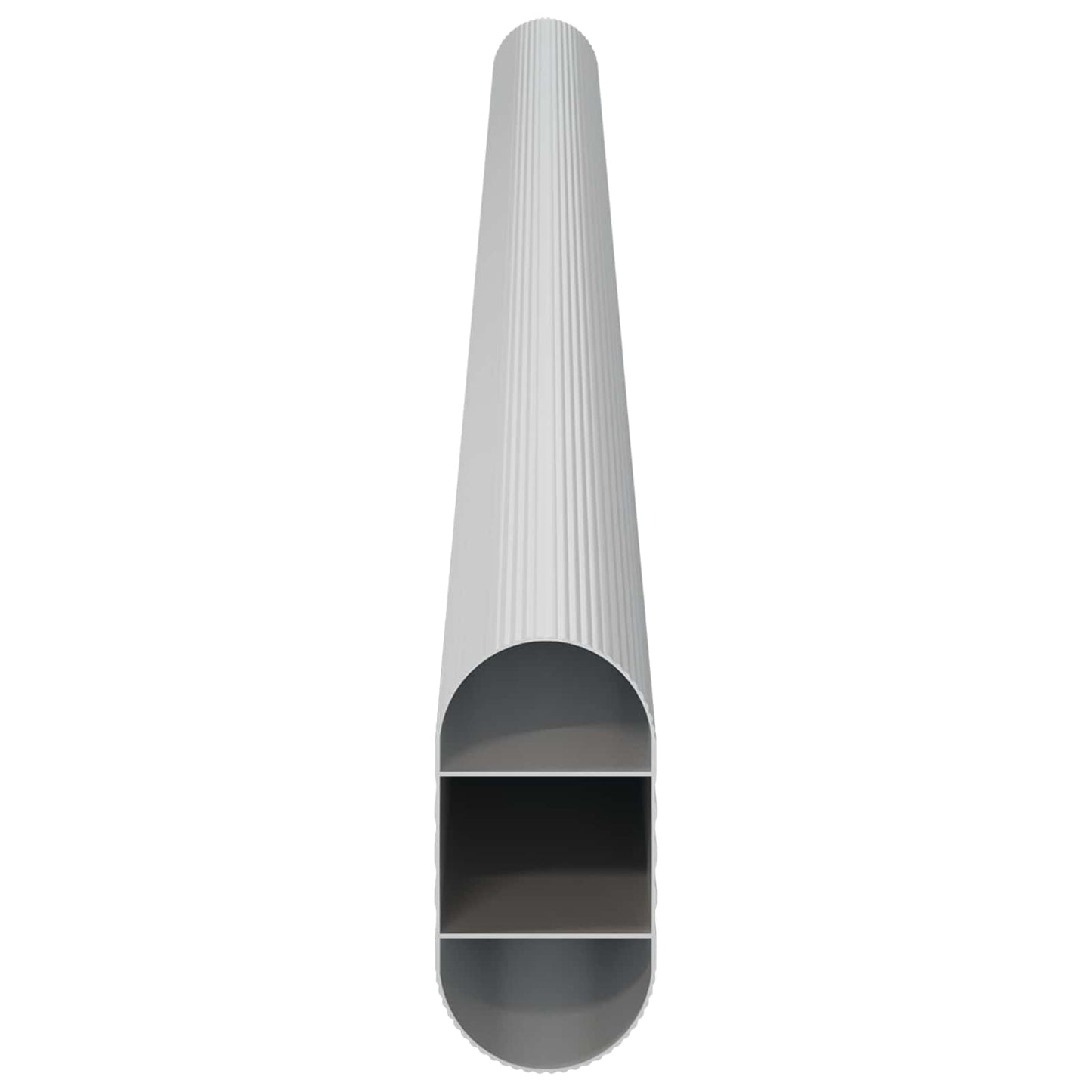 Asta per armadio 12 pcs Argento 764 x 15 x 29 mm