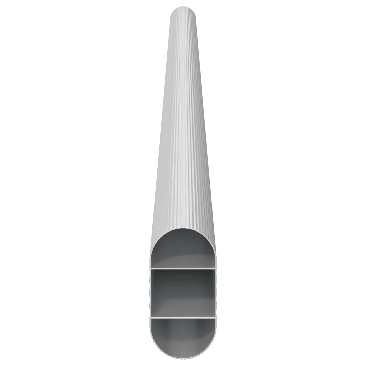 Asta per armadio 12 pcs Argento 764 x 15 x 29 mm