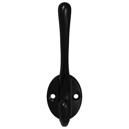 Gancio per vestiti 346 pcs Nero 102 x 29 x 47mm Lega di Zinco