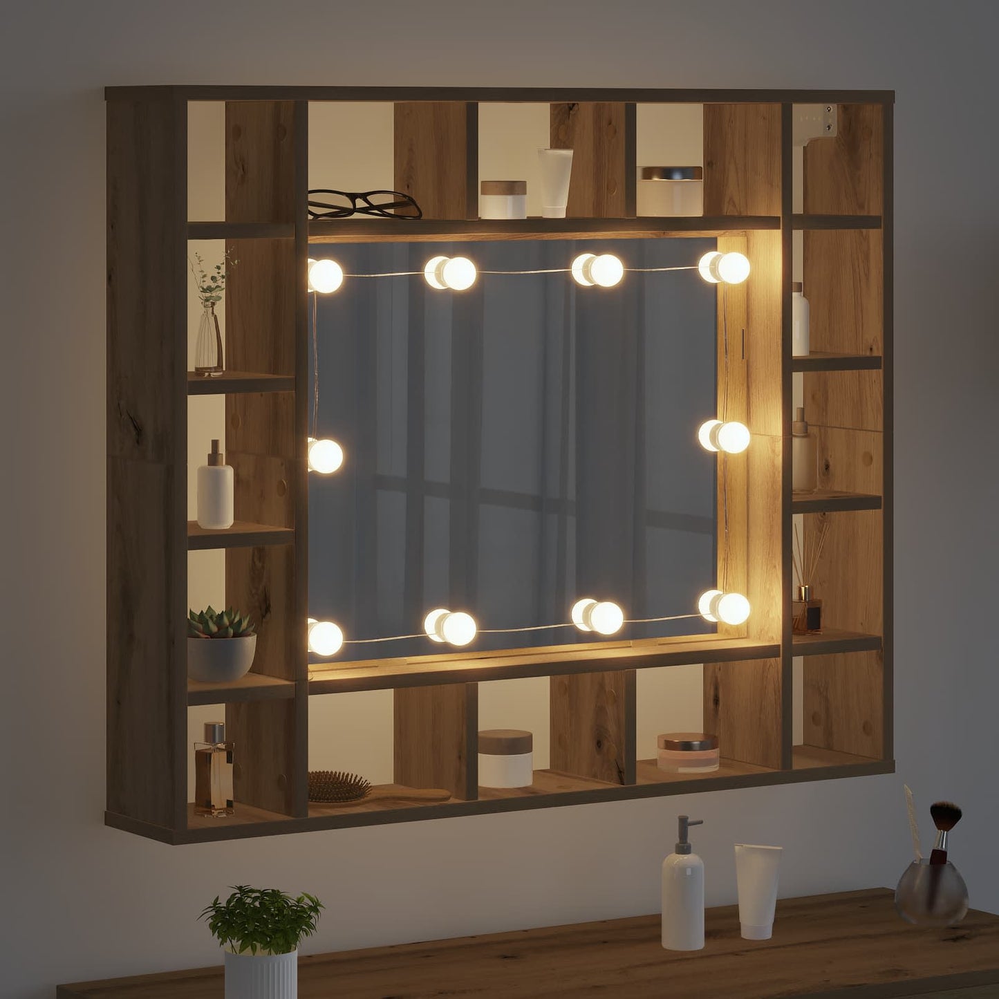Luci per Specchio Bianco 4.5 x 4.5 x 4.8 cm Plastica
