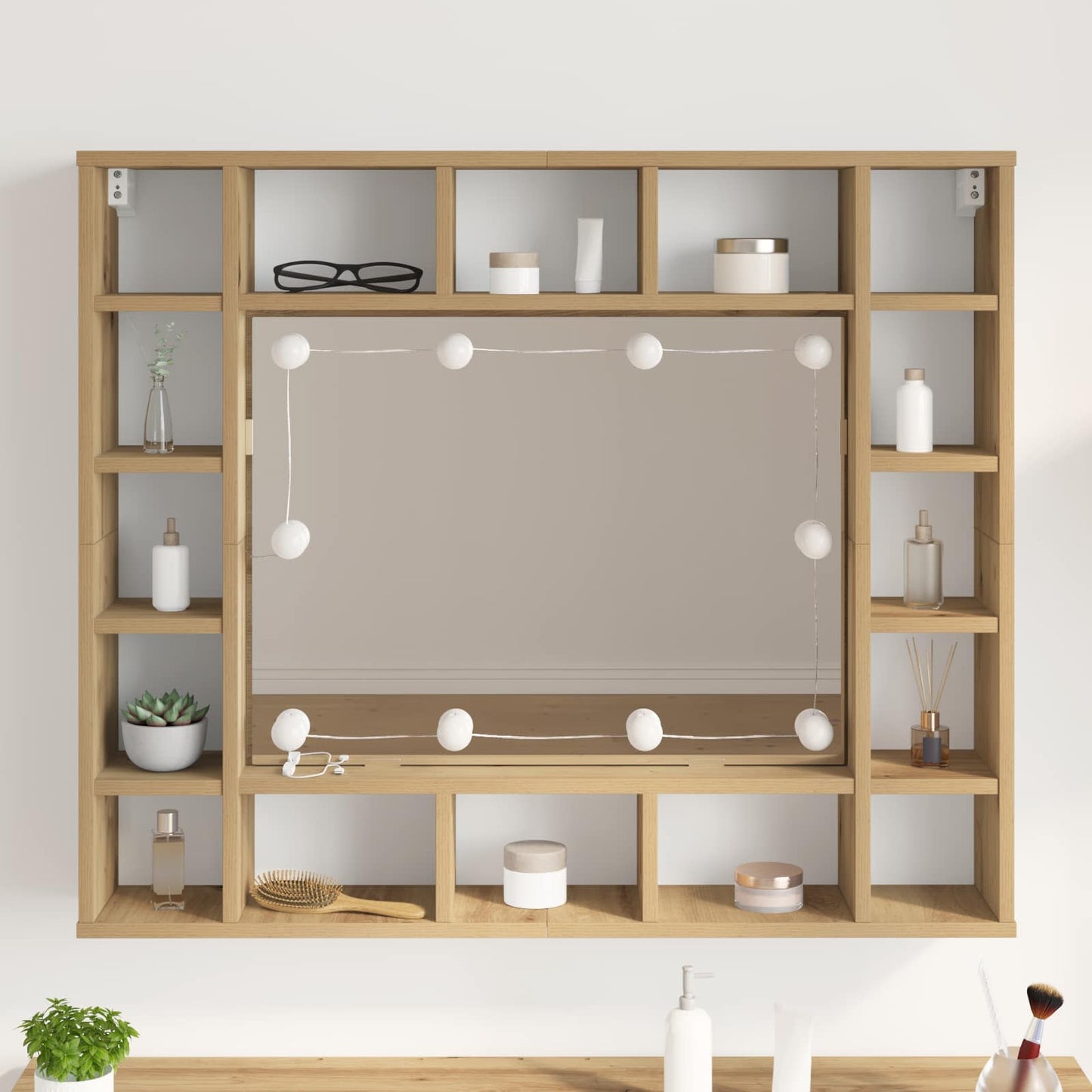Luci per Specchio Bianco 4.5 x 4.5 x 4.8 cm Plastica