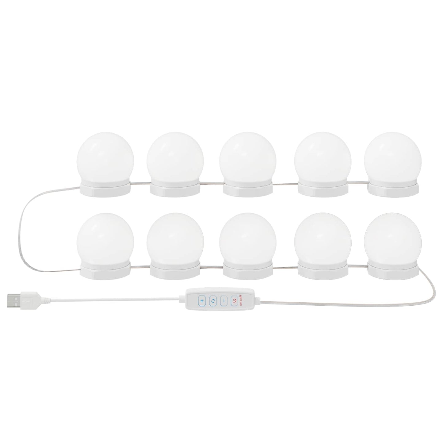 Luci per Specchio Bianco 4.5 x 4.5 x 4.8 cm Plastica