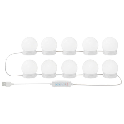 Luci per Specchio Bianco 4.5 x 4.5 x 4.8 cm Plastica