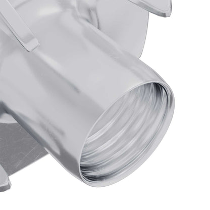 T-nut con punte 2 pcs Argento M6 mm Acciaio