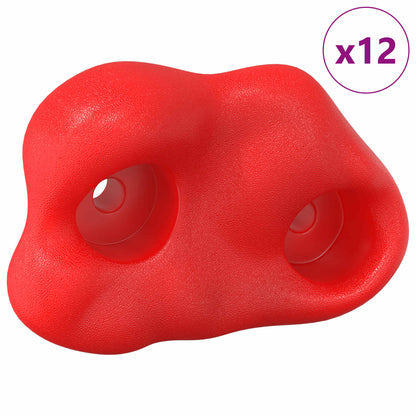 Presina da arrampicata 12 pcs Rosso 100 x 67 x 43 mm PP