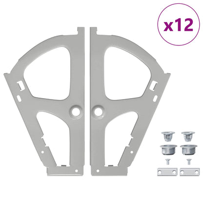 Cerniera per cassetto Flip 12 pcs Argento 235 x 155 x 30 mm