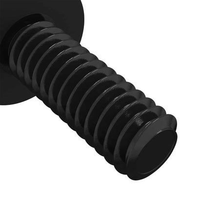 Vite di Standoff 12 pcs Nero M4 Gomma e Acciaio