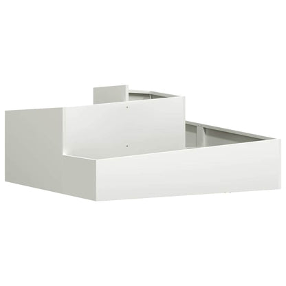 Vaso da giardino Bianco 100 x 100 x 50 cm