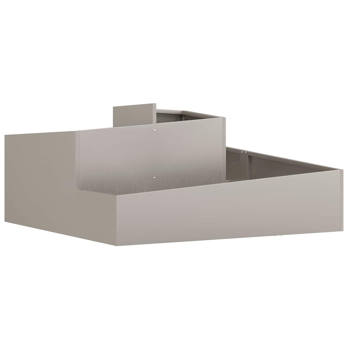 Vaso da giardino Marrone 100 x 100 x 50 cm