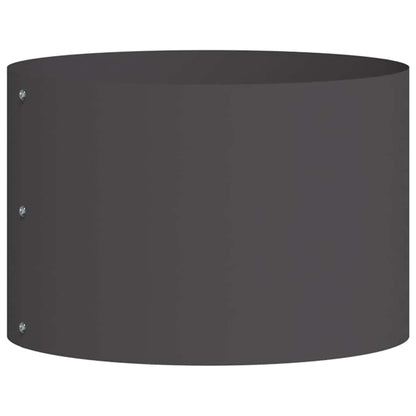 Anello per vaso Nero 30 x 30 x 20 cm Acciaio laminato a freddo