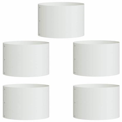 Anello per vaso 5 pcs Bianco 30 x 30 x 20 cm