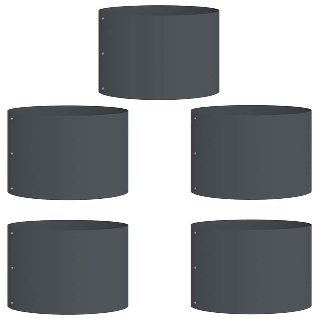 Anello per vaso 5 pcs Antracite 30 x 30 x 20 cm