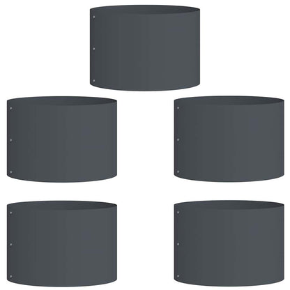 Anello per vaso 5 pcs Antracite 30 x 30 x 20 cm