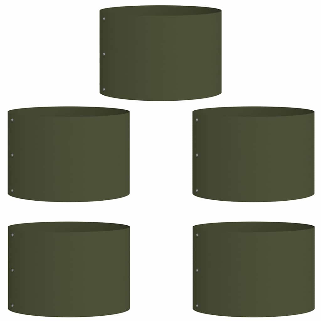 Anello per vaso 5 pcs Verde oliva 30 x 30 x 20 cm