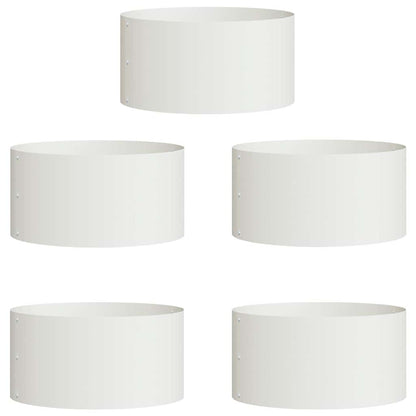 Anello per vaso 5 pcs Bianco 40 x 40 x 20 cm