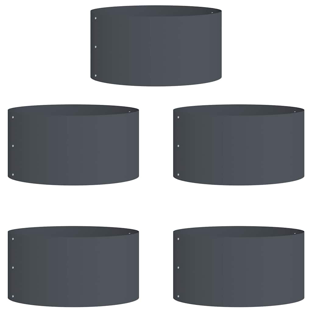 Anello per vaso 5 pcs Antracite 40 x 40 x 20 cm