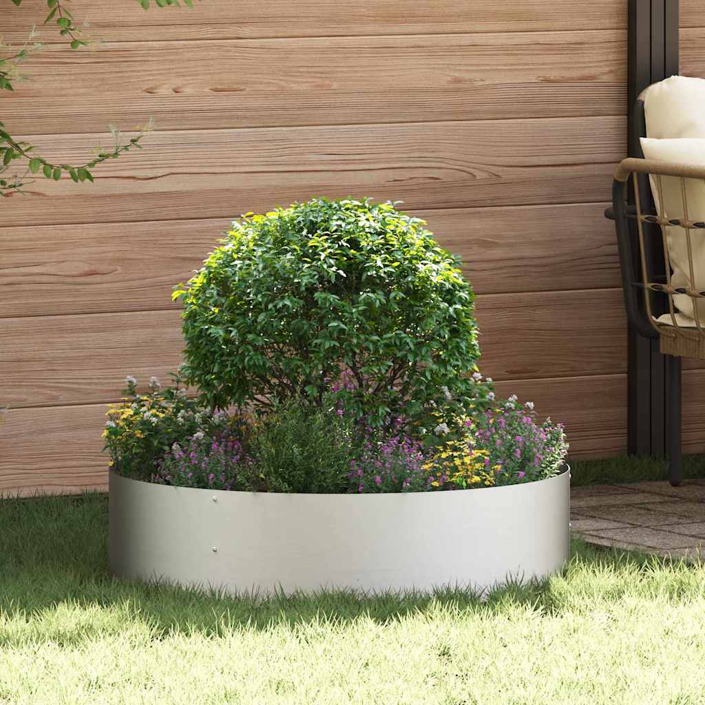 Anello per vaso Argento 80 x 80 x 20 cm Acciaio inossidabile