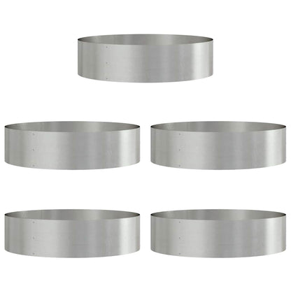 Anello per vaso 5 pcs Argento 80 x 80 x 20 cm