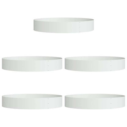 Anello per vaso 5 pcs Bianco 120 x 120 x 20 cm