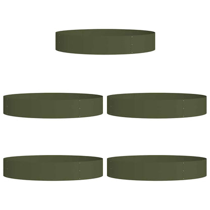 Anello per vaso 5 pcs Verde oliva 120 x 120 x 20 cm