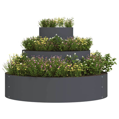 Vaso da giardino Antracite 90 x 90 x 20 cm