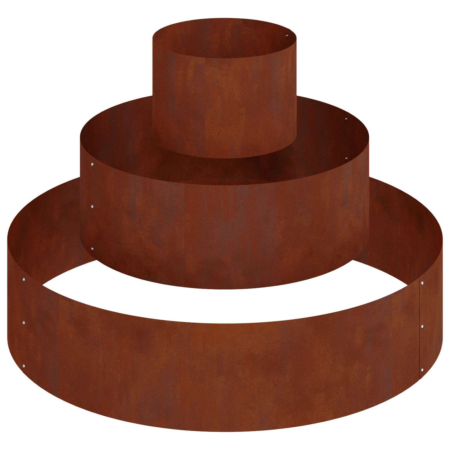 Vaso da giardino Marrone 90 x 90 x 20 cm
