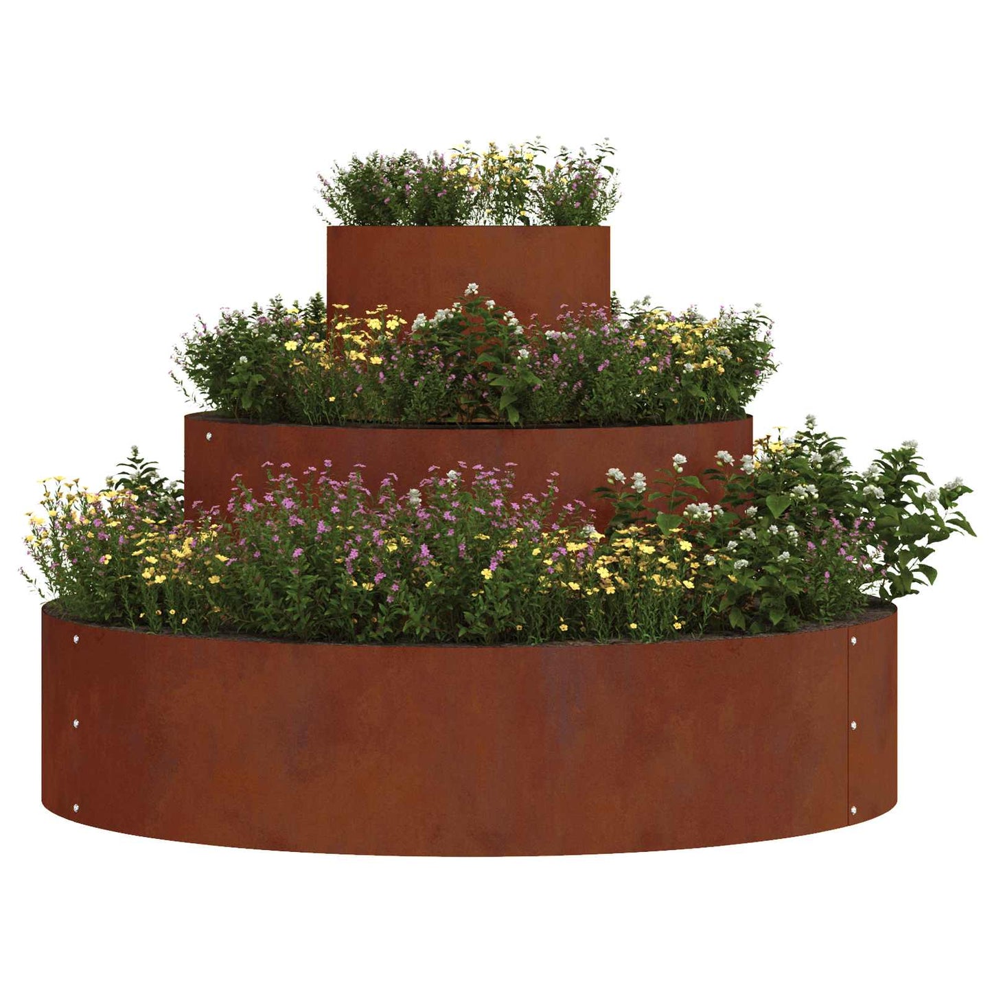 Vaso da giardino Marrone 90 x 90 x 20 cm