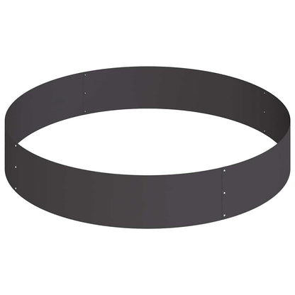 Vaso da giardino Nero 120 x 120 x 20 cm