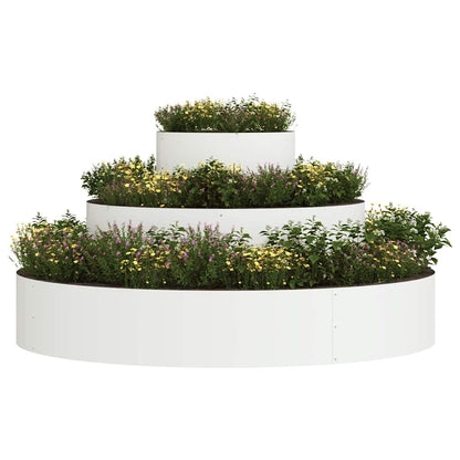 Vaso da giardino Bianco 120 x 120 x 20 cm