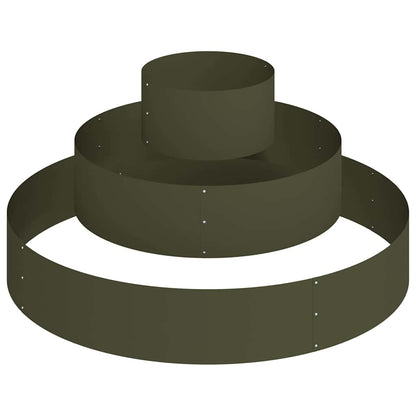 Vaso da giardino Verde oliva 120 x 120 x 20 cm