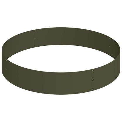 Vaso da giardino Verde oliva 120 x 120 x 20 cm