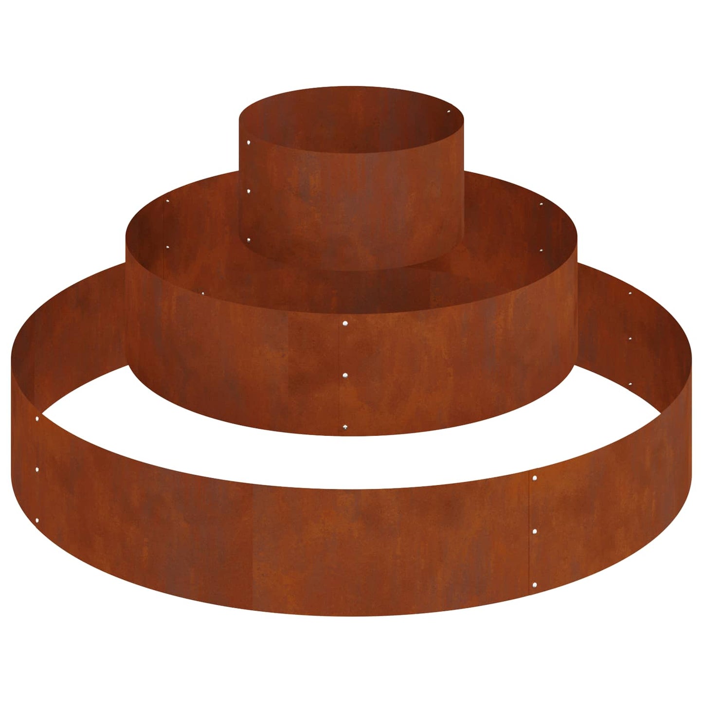 Vaso da giardino Marrone 120 x 120 x 20 cm