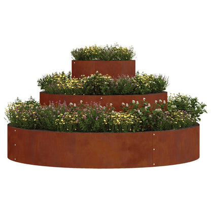 Vaso da giardino Marrone 120 x 120 x 20 cm
