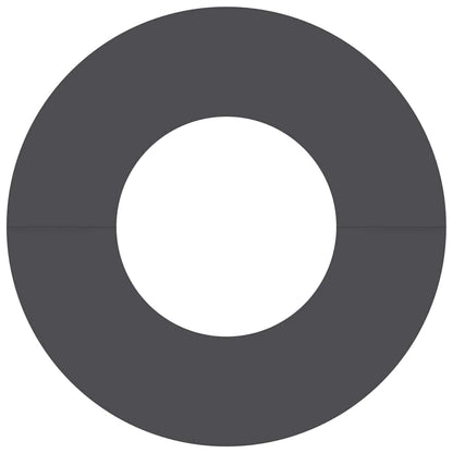 adatto per Anelli d'Albero Piatto 5 pcs Nero ÃƒËœ30 / 60 cm Acciaio