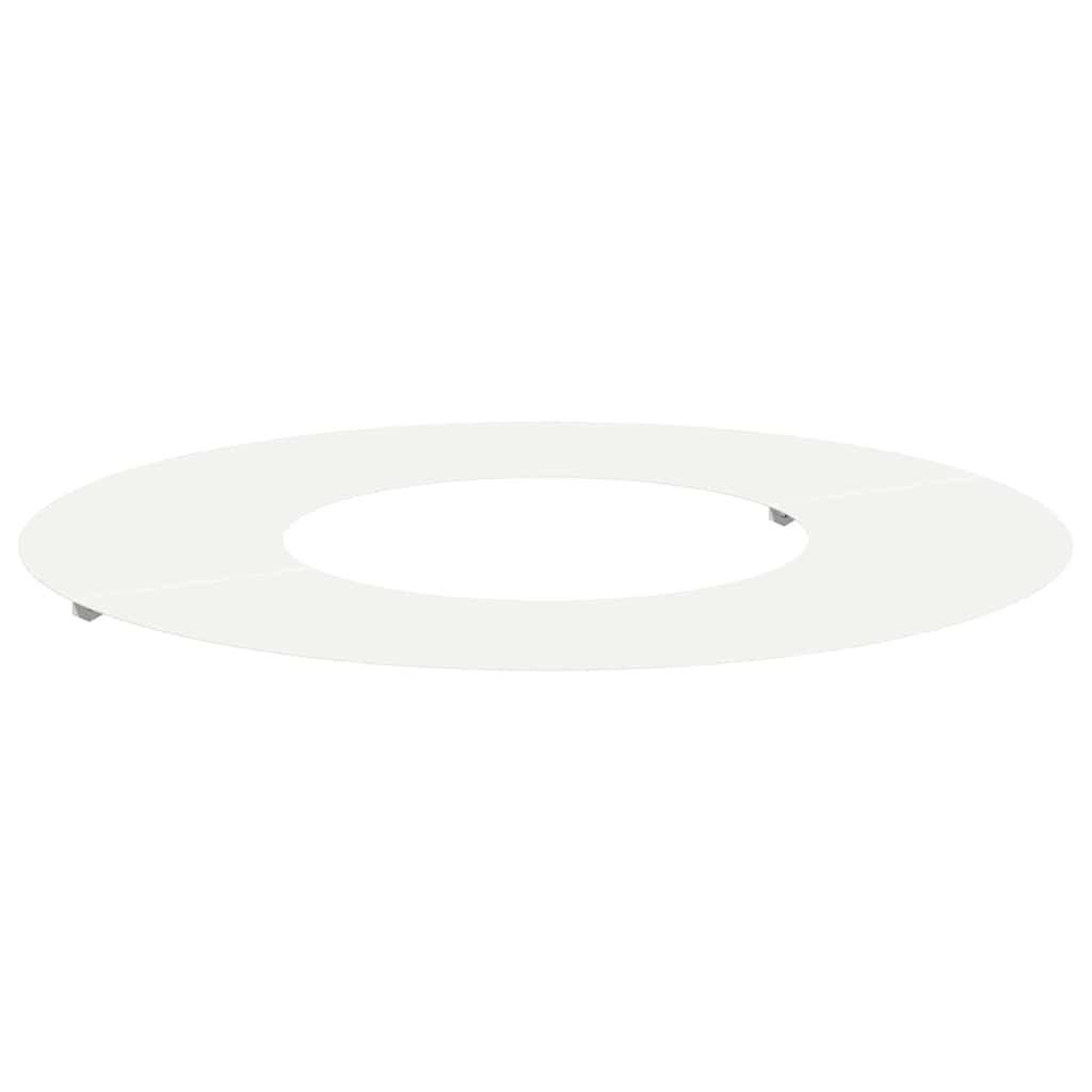 adatto per Anello d'Albero Piatto Bianco Ã˜30 / 60 cm Acciaio