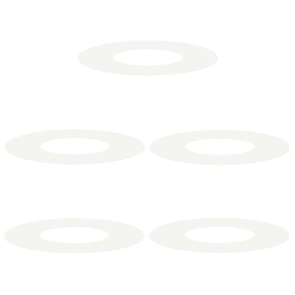 adatto per Anelli d'Albero Piatto 5 pcs Bianco Ã˜30 / 60 cm