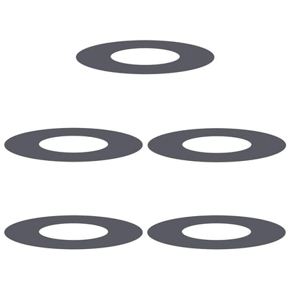 adatto per Anelli d'Albero Piatto 5 pcs Antracite ÃƒËœ30 / 60 cm