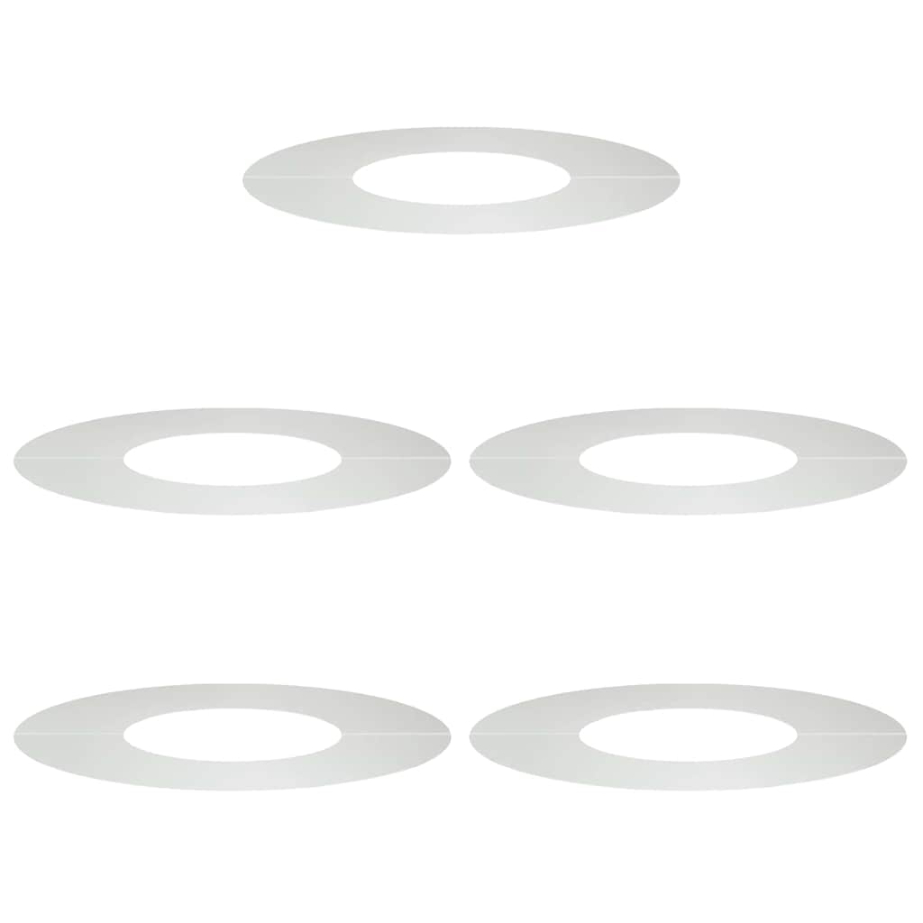 adatto per Anelli d'Albero Piatto 5 pcs Argento Ã˜30 / 60 cm