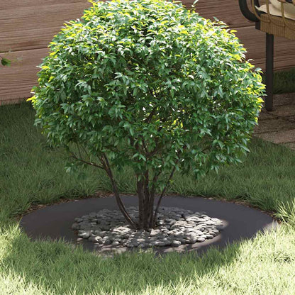 adatto per Anello d'Albero Piatto Nero Ã˜40 / 70 cm Acciaio