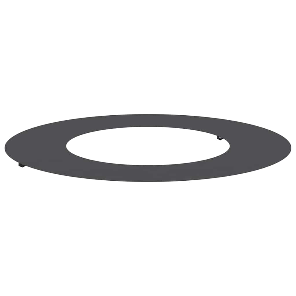 adatto per Anello d'Albero Piatto Nero Ã˜40 / 70 cm Acciaio