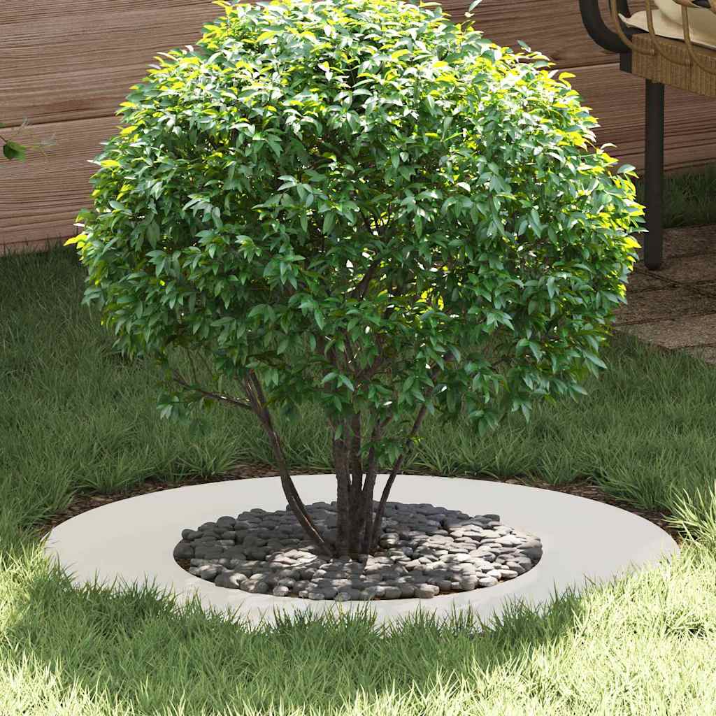 adatto per Anello d'Albero Piatto Bianco Ã˜40 / 70 cm Acciaio