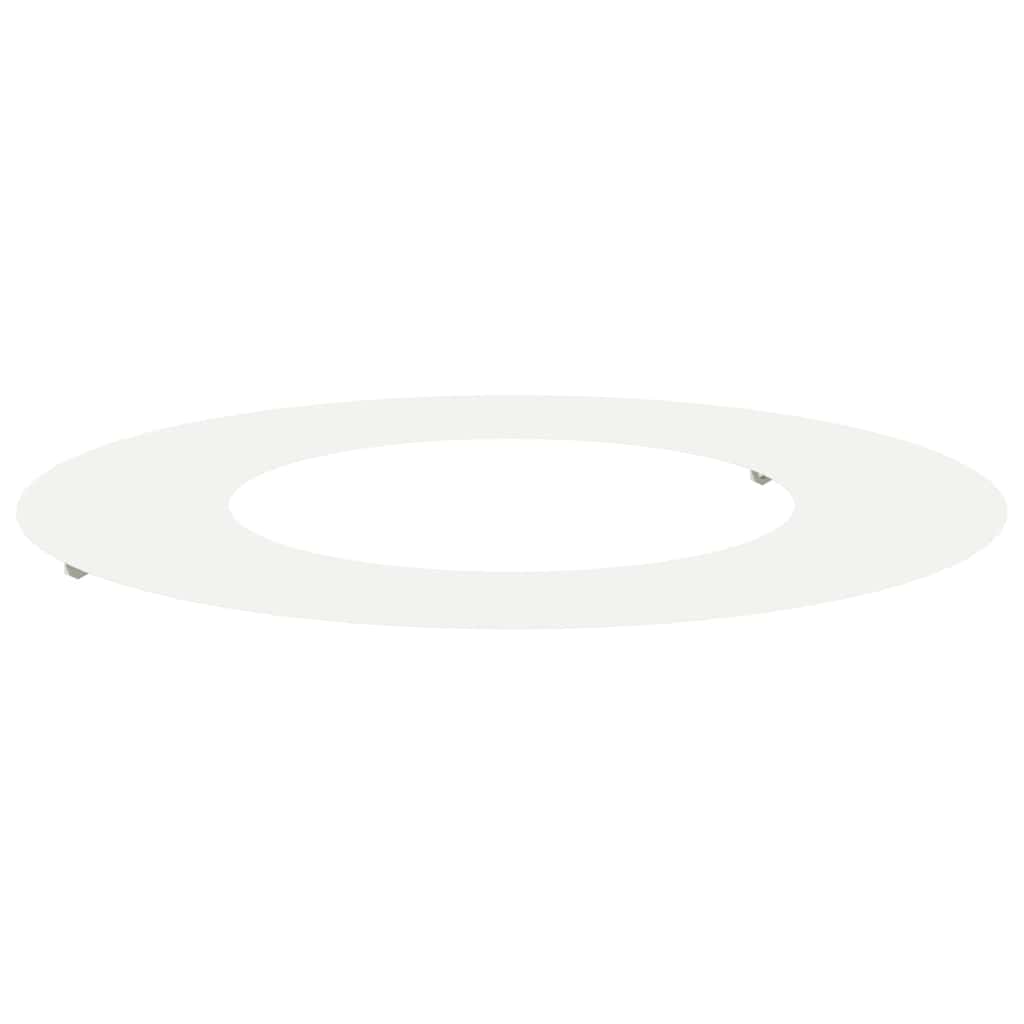 adatto per Anello d'Albero Piatto Bianco Ã˜40 / 70 cm Acciaio
