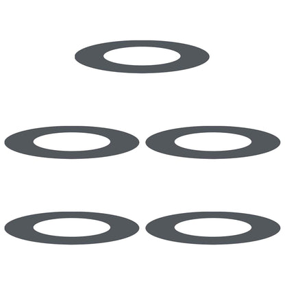 adatto per Anelli d'Albero Piatto 5 pcs Antracite Ã˜40 / 70 cm