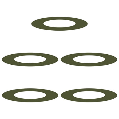 adatto per Anelli d'Albero Piatto 5 pcs Oliver verde Ã˜40 / 70 cm