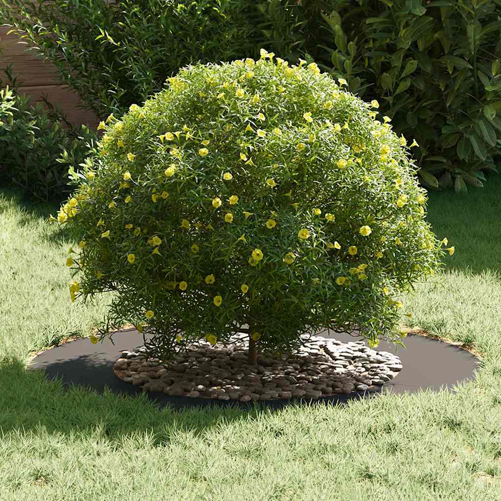 adatto per Anello d'Albero Piatto Nero Ã˜50 / 80 cm Acciaio